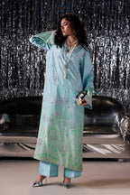 Luvelle Luxe Silk 26 - Unstitched - Light Blue