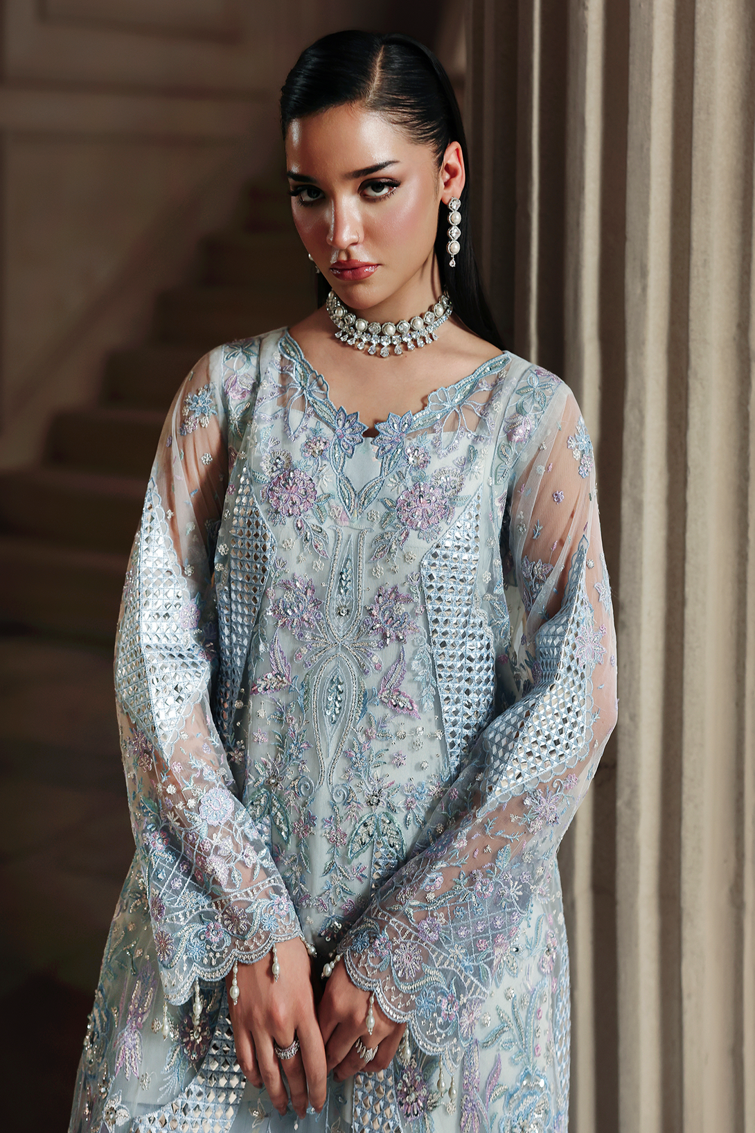 Margot Raj Bari Sage Luxury Formals 4Pc