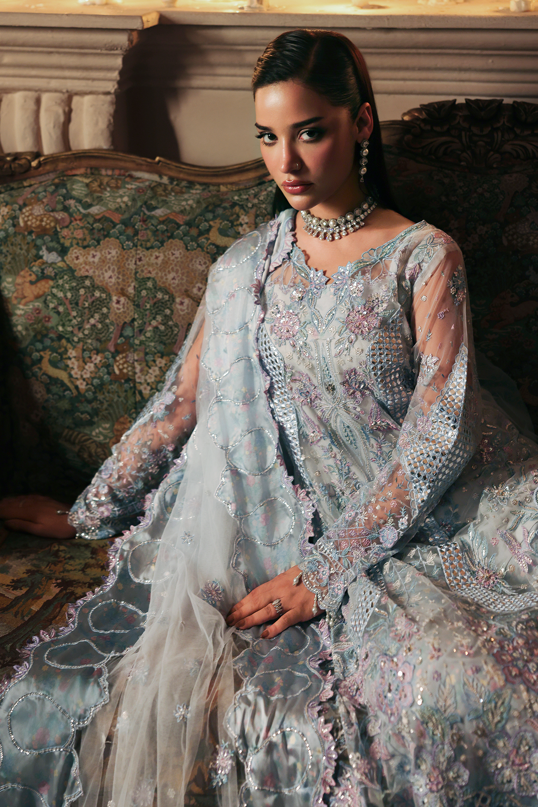 Margot Raj Bari Sage Luxury Formals 4Pc