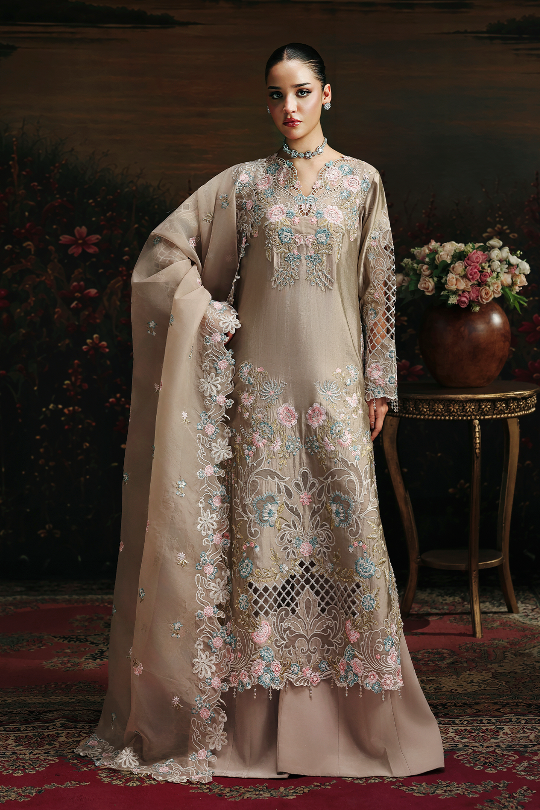 Isla Raj Bari Sage Luxury Formals 4Pc