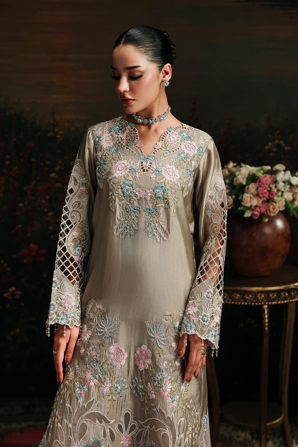 Isla Raj Bari Sage Luxury Formals 4Pc