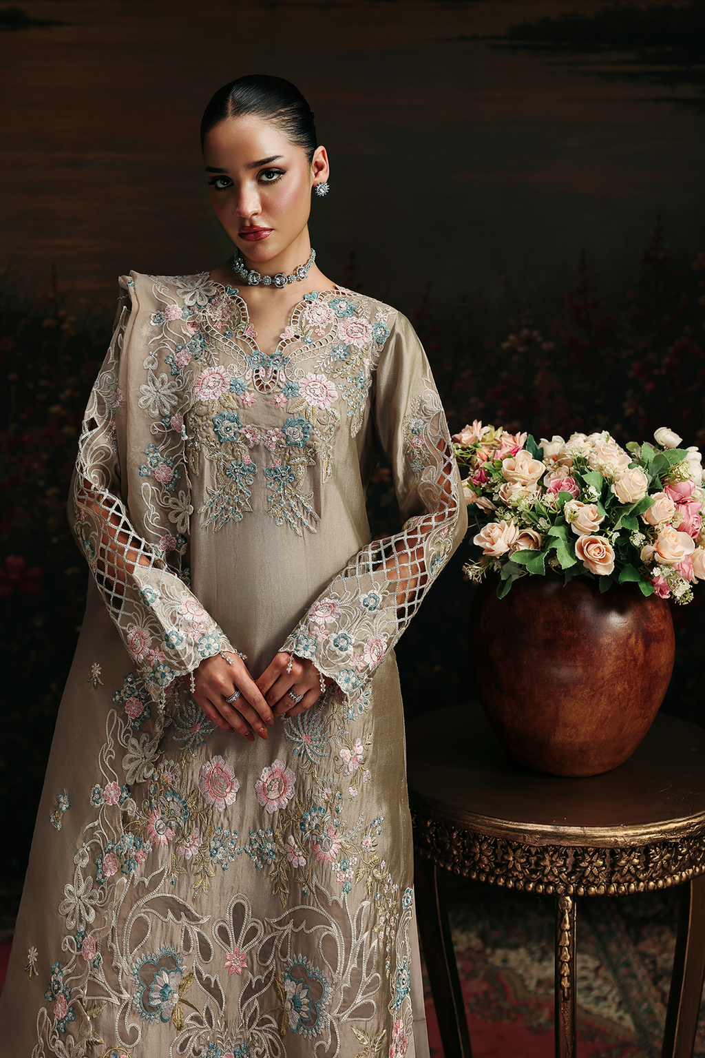 Isla Raj Bari Sage Luxury Formals 4Pc