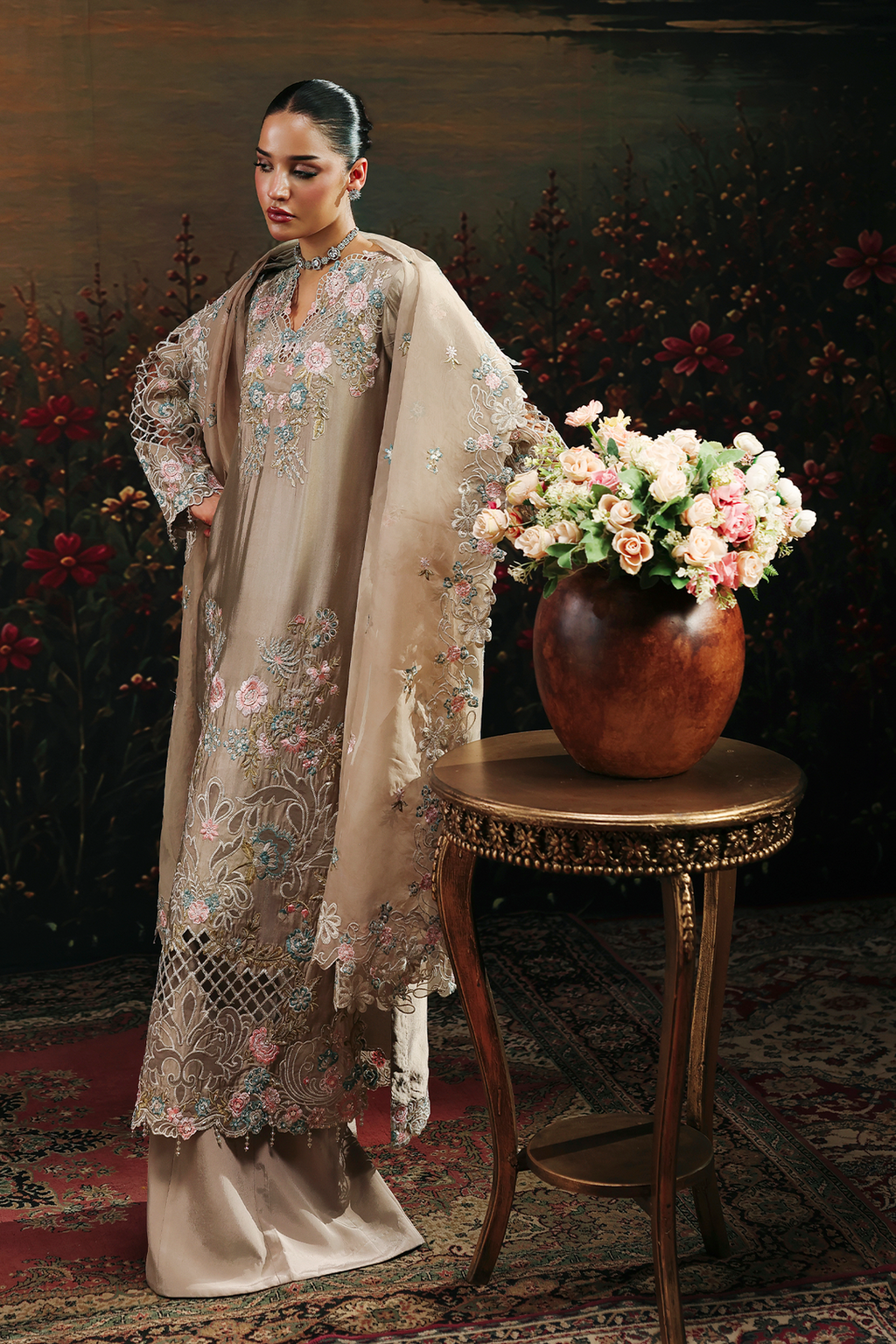 Isla Raj Bari Sage Luxury Formals 4Pc