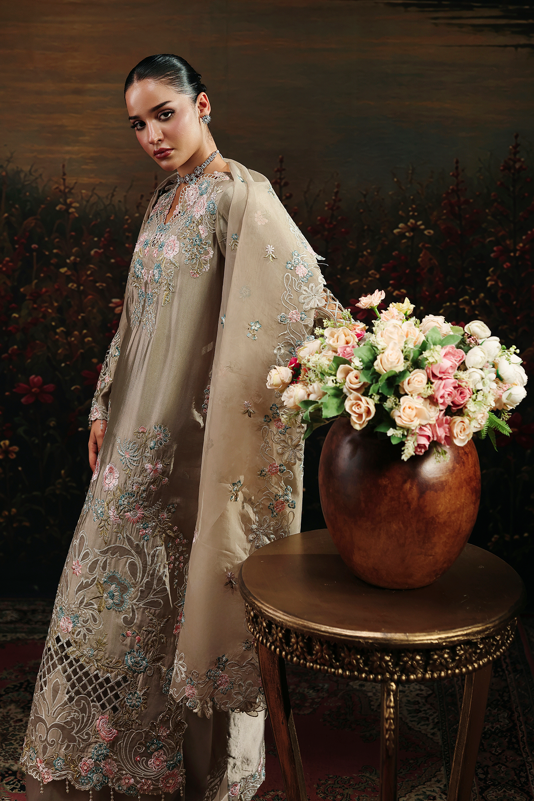 Isla Raj Bari Sage Luxury Formals 4Pc