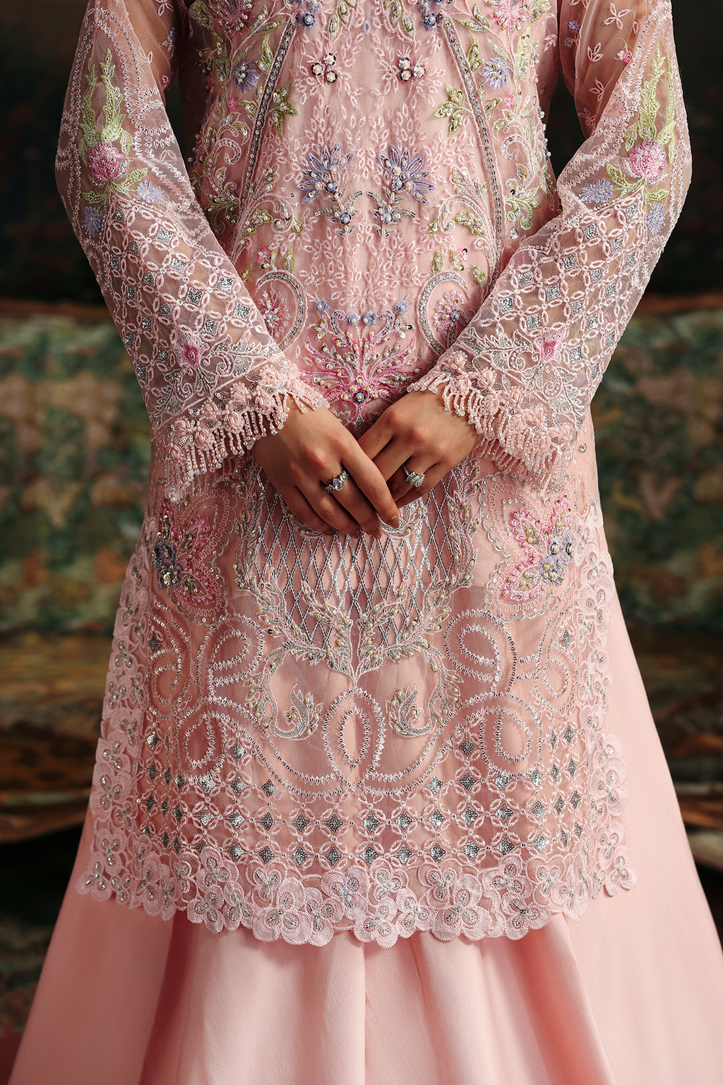 Eyzel Raj Bari Sage Luxury Formals 4Pc