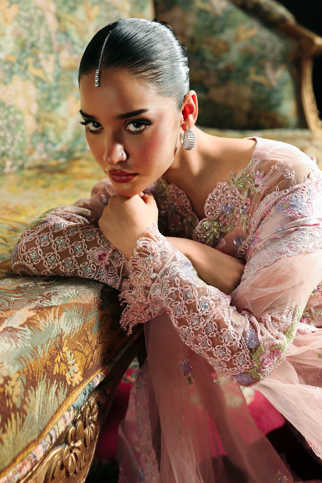 Eyzel Raj Bari Sage Luxury Formals 4Pc