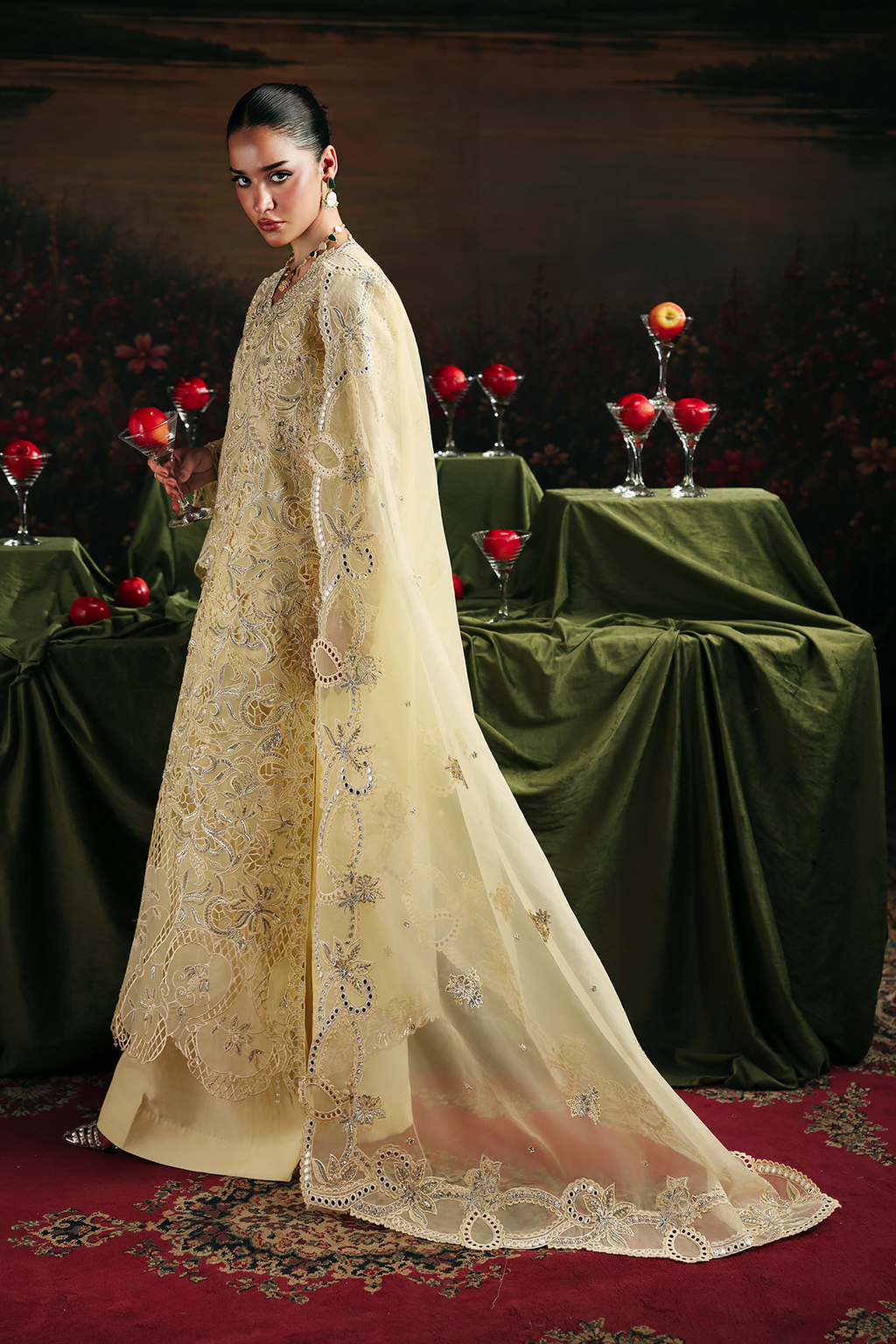 Simer Raj Bari Sage Luxury Formals 4Pc