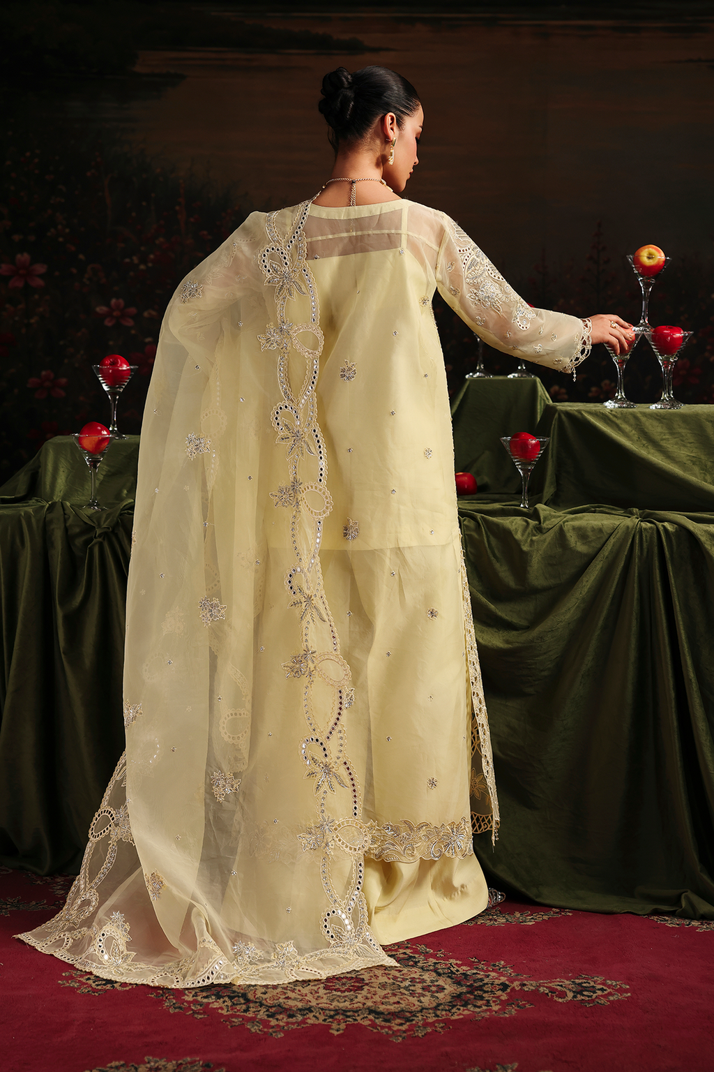 Simer Raj Bari Sage Luxury Formals 4Pc