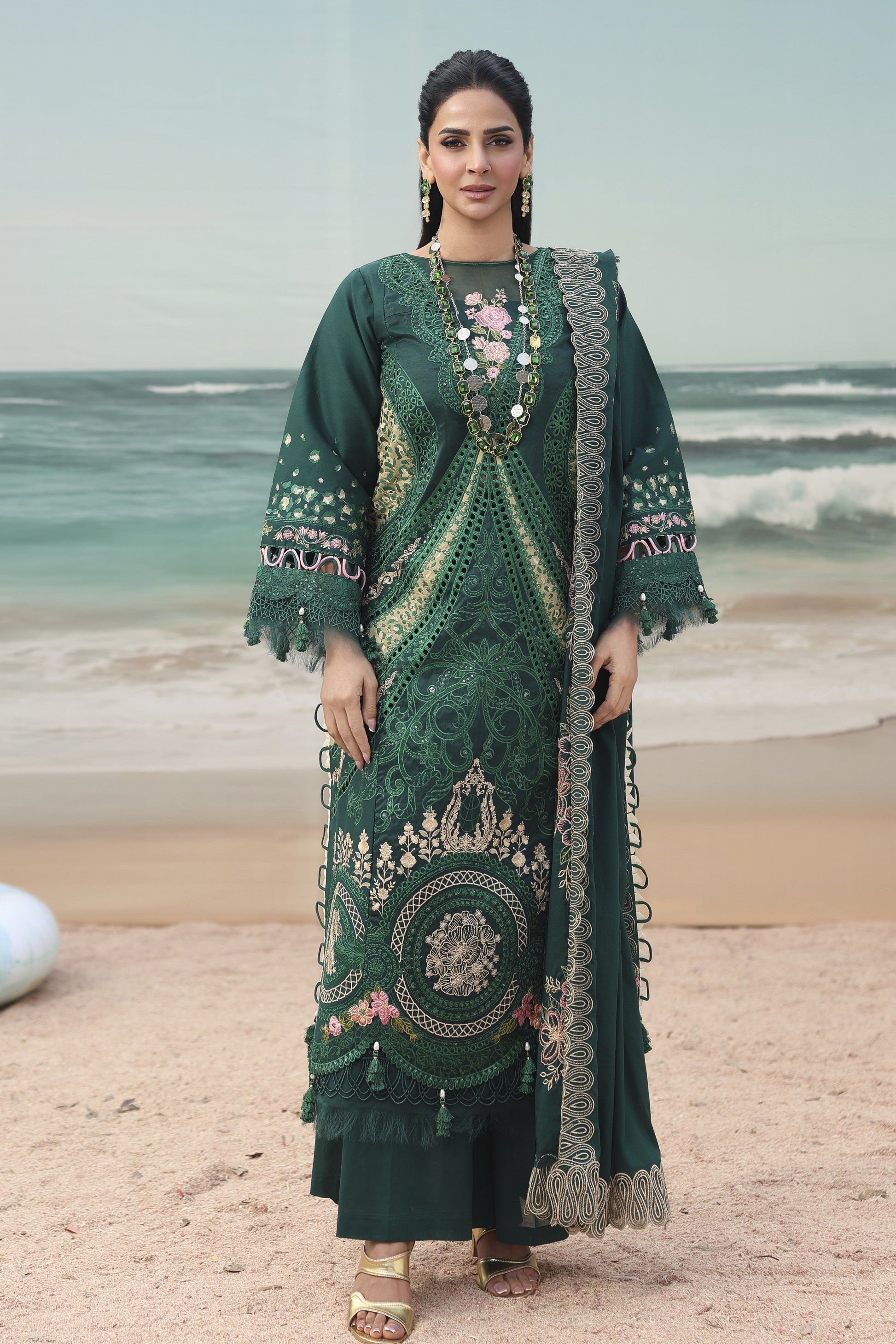 Muzammil Center MN-09 Parishay Monaco 3 Piece Lawn Suit