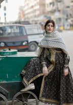 GulAhmed Chunri Embroidered Lawn 3 Piece Suit