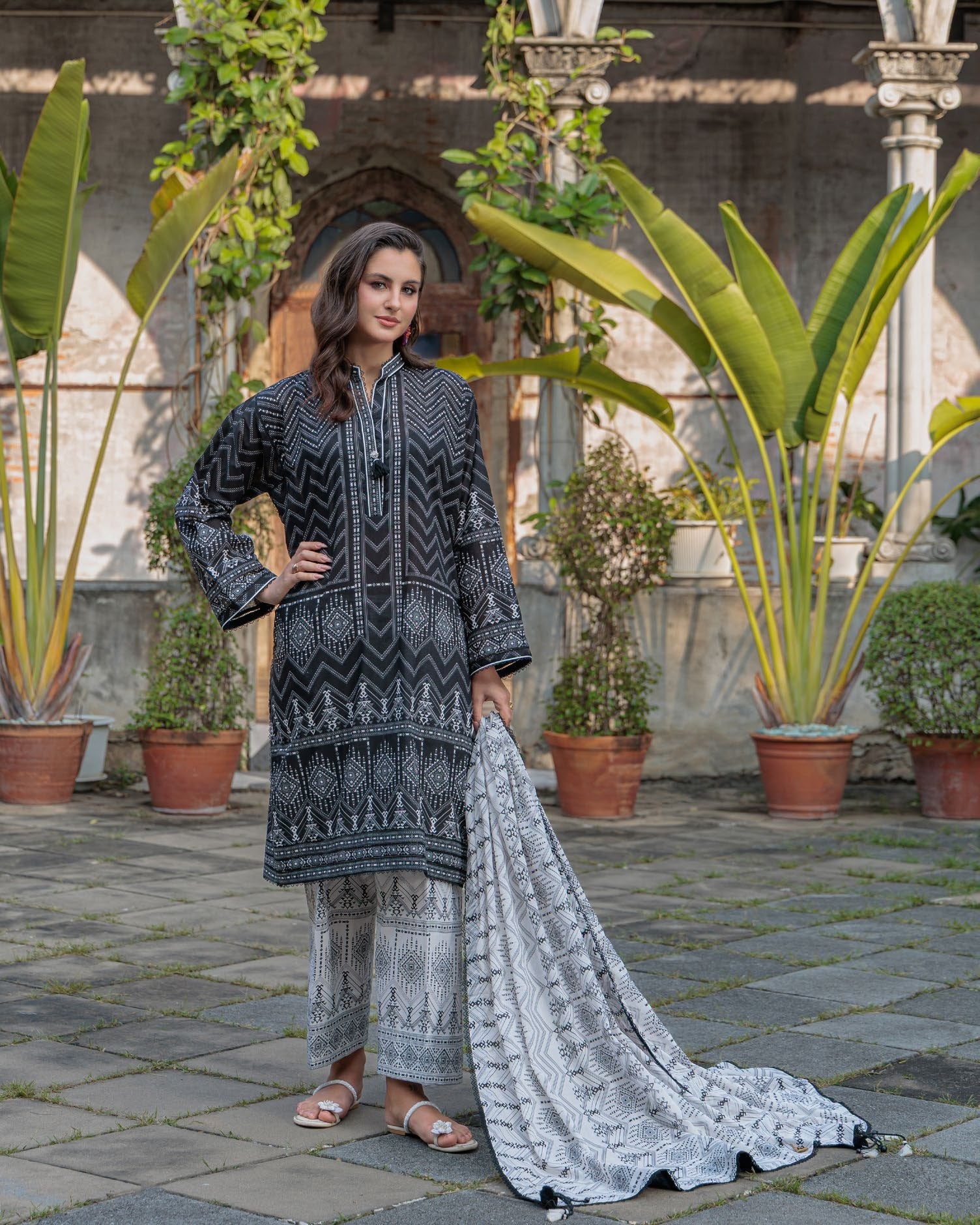 GulAhmed Floral Grace Printed Lawn Suit