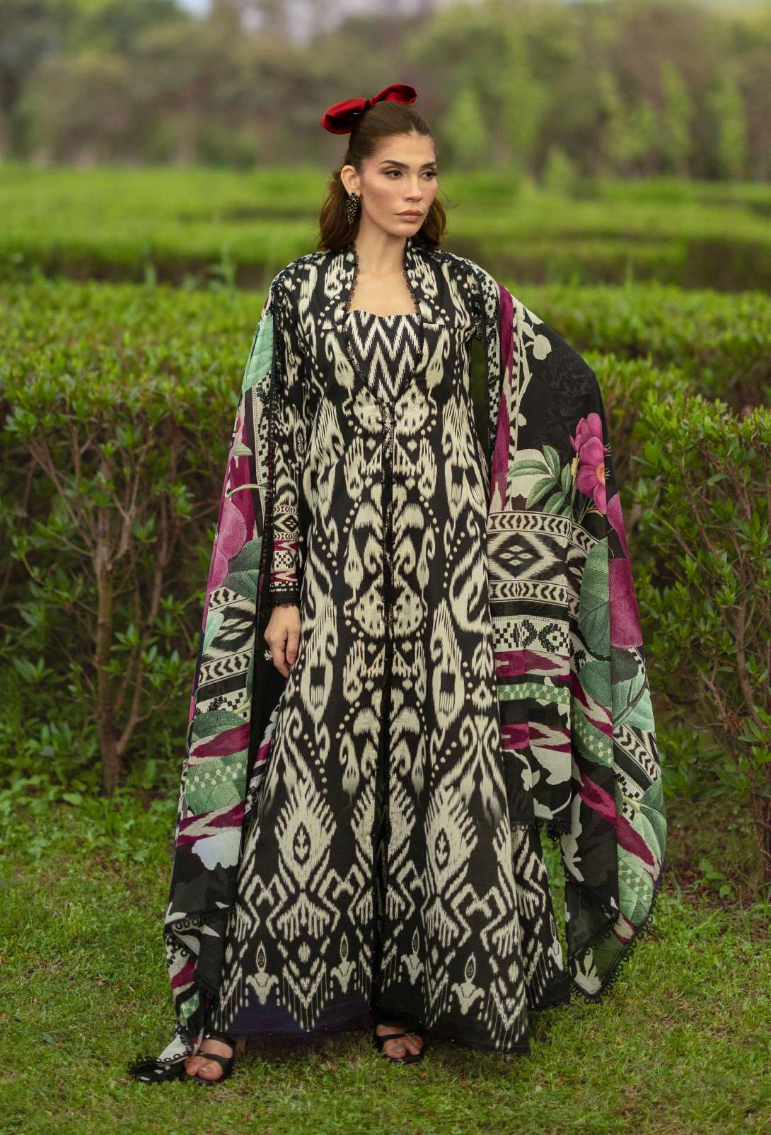 Elaf Bridgerton Regina Printed Lawn 3 Piece Suit