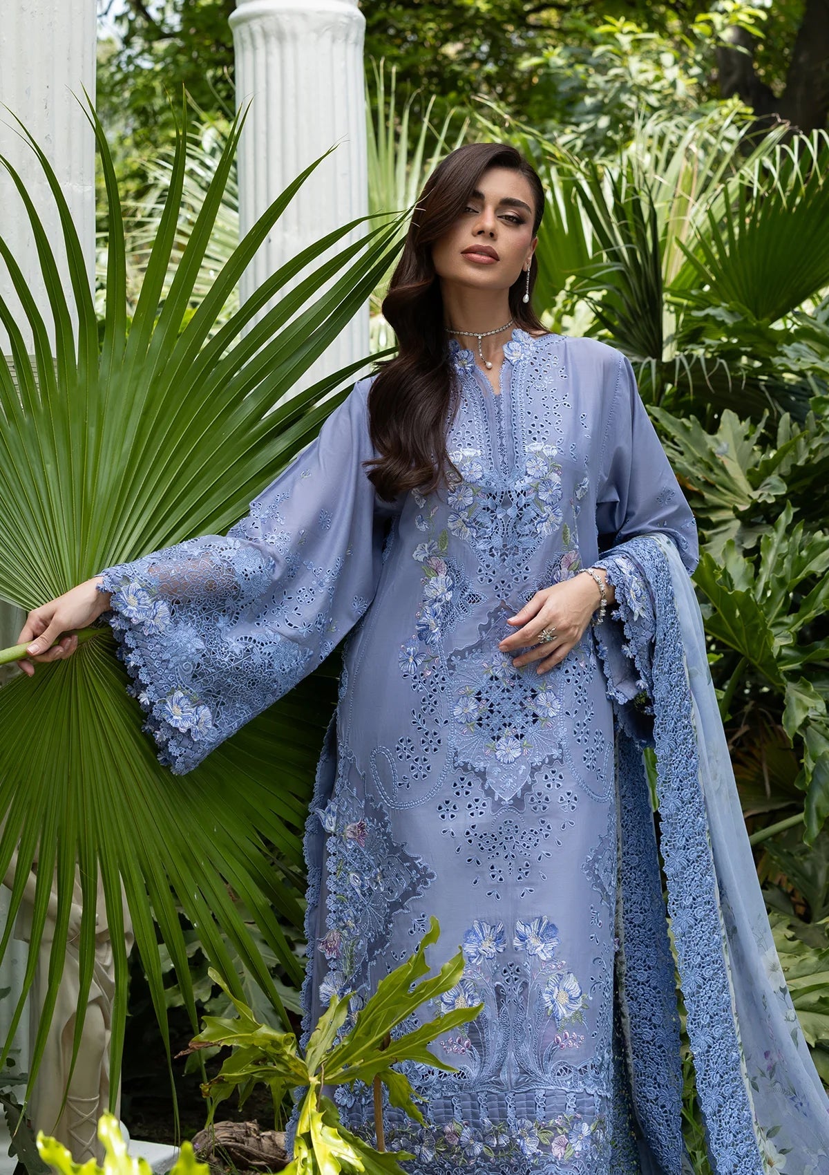 Elaf Luxury Lawn Vol II '26 – Lavender Luxe – Unstitched 3 Piece