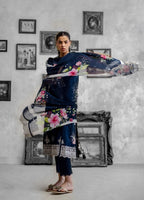 3-piece suit Fancy Embroidered│GulAhmed Lawn│Freesia
