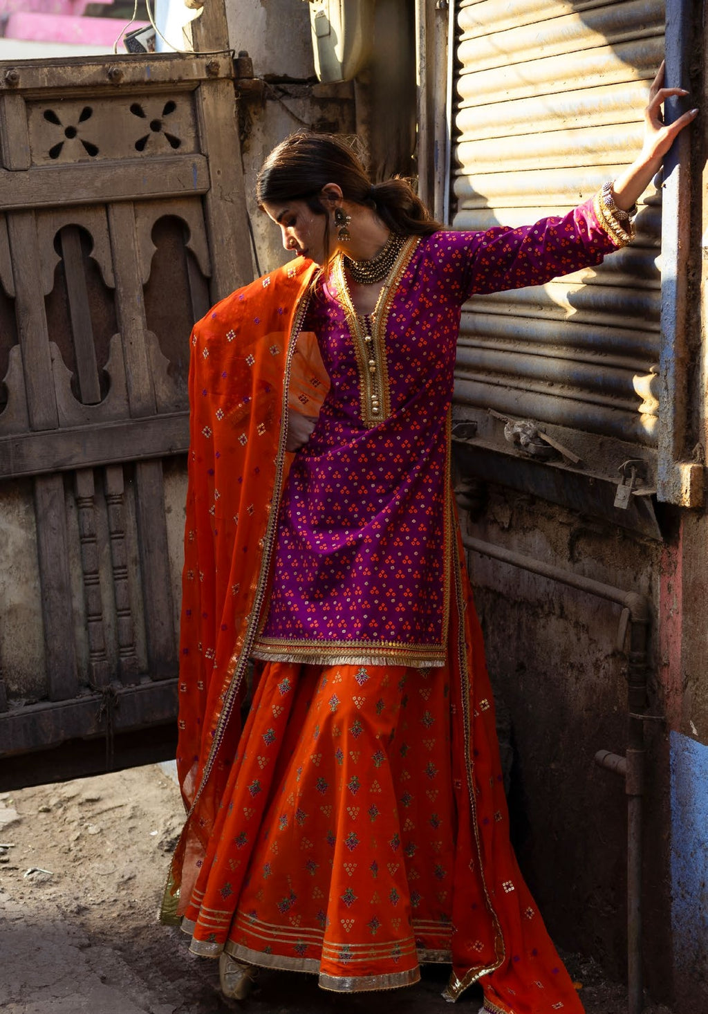 GulAhmed Chunri Luxury Chiffon 3 Piece Suit