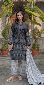 GulAhmed Floral Grace Printed Lawn Suit
