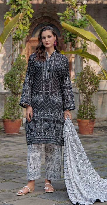 GulAhmed Floral Grace Printed Lawn Suit