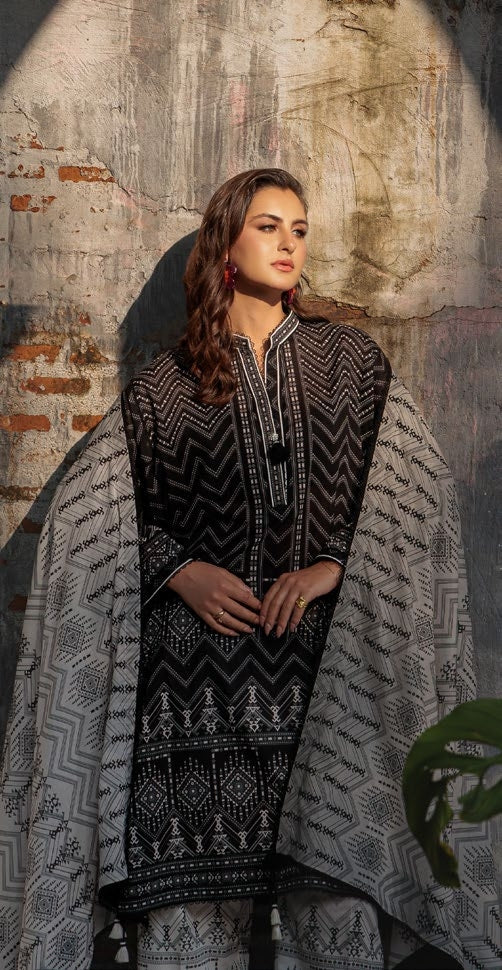 GulAhmed Floral Grace Printed Lawn Suit