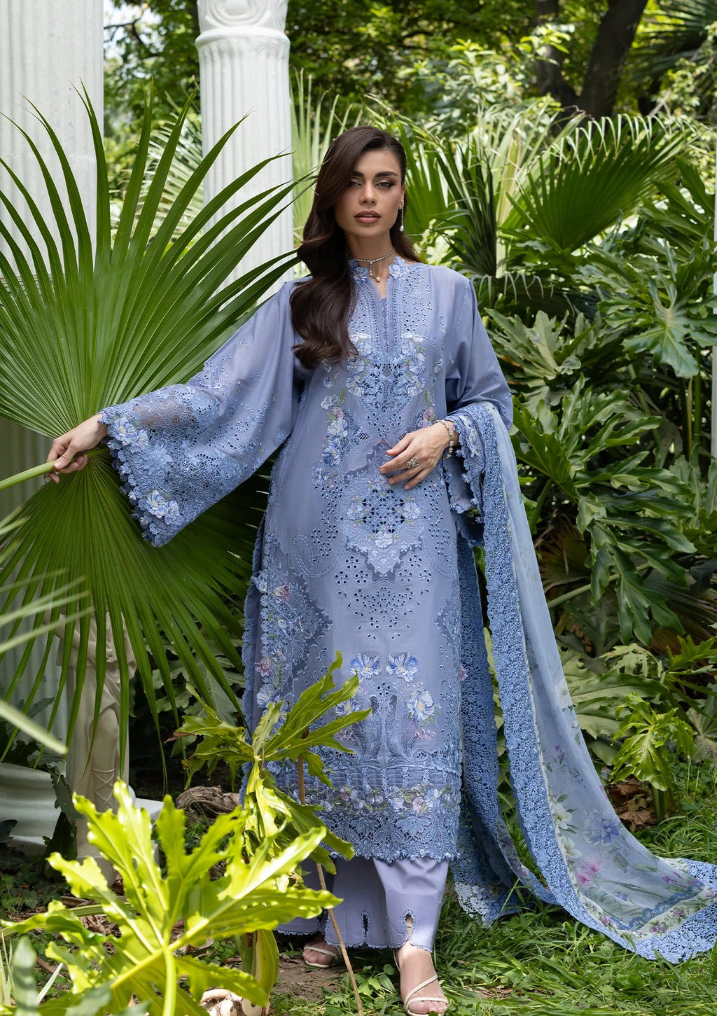 Elaf Luxury Lawn Vol II '26 – Lavender Luxe – Unstitched 3 Piece