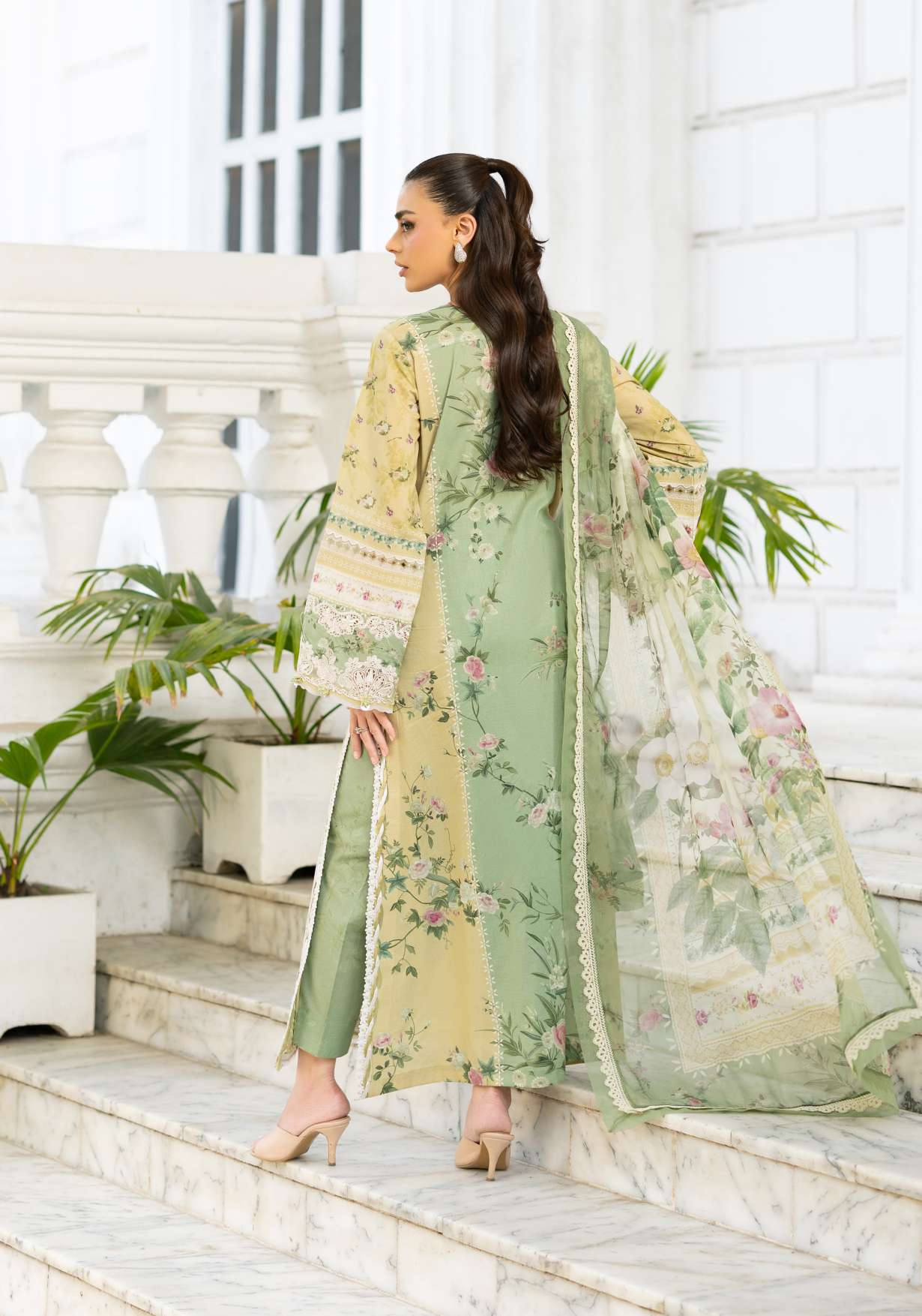 Elaf Premium ESG-1A Elara Unstitched 3 Piece Lawn Suit
