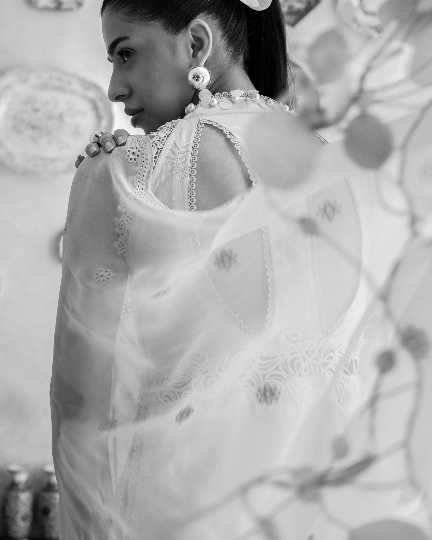 3-piece suit Fancy Embroidered printed │GulAhmed Lawn│Freesia