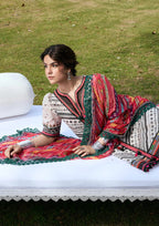 Kahf Aangan Prints Chiffon '26 – Mehruba – Unstitched 3 Piece