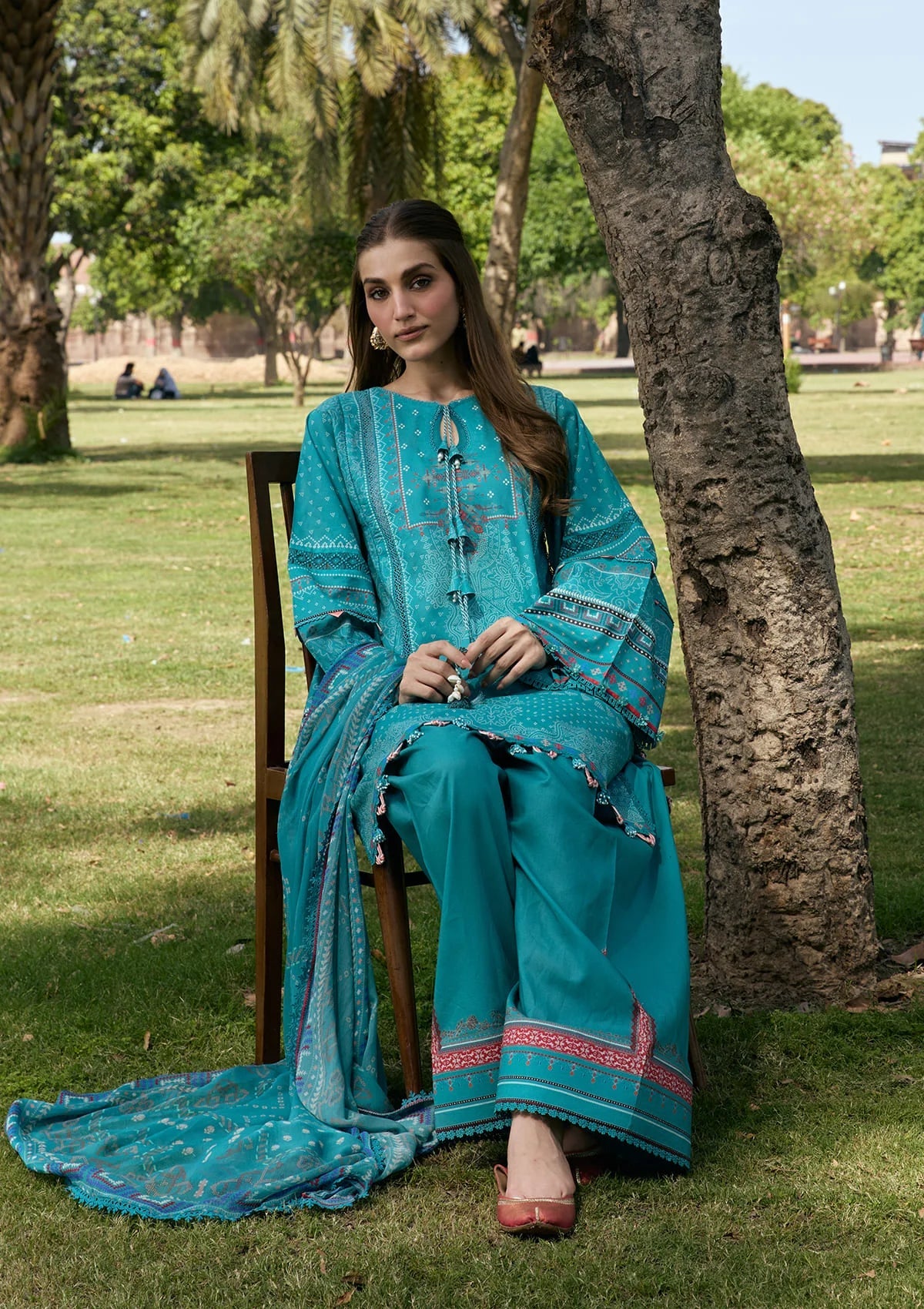 Kahf Aangan Prints Chiffon '26 – Kehkashan – Unstitched 3 Piece