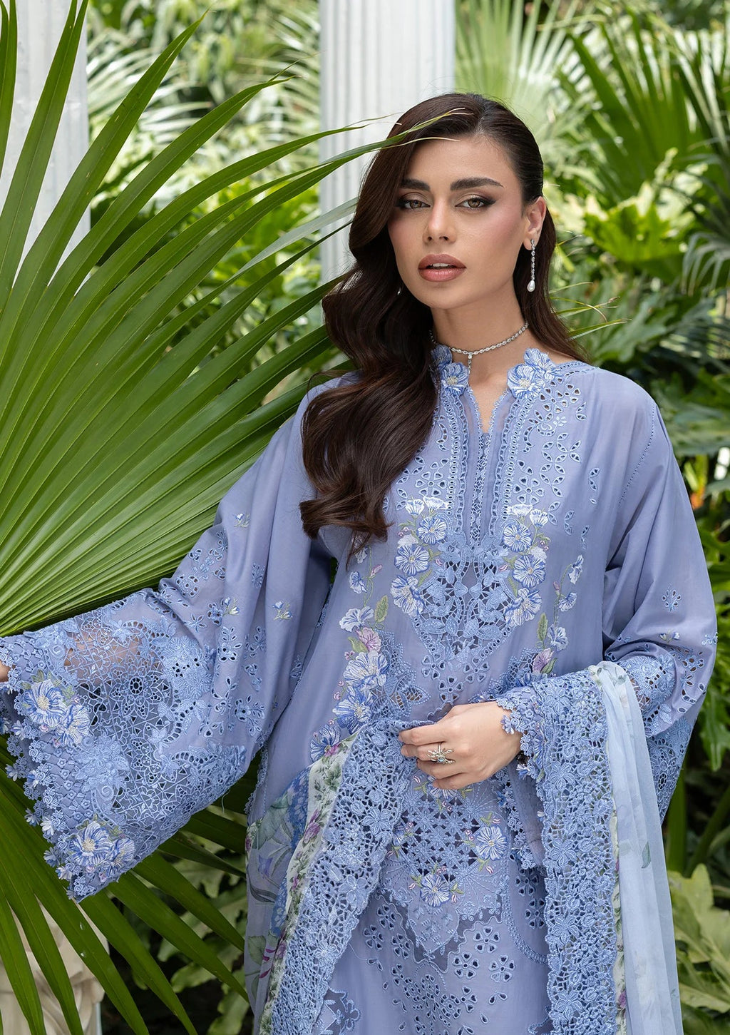 Elaf Luxury Lawn Vol II '26 – Lavender Luxe – Unstitched 3 Piece