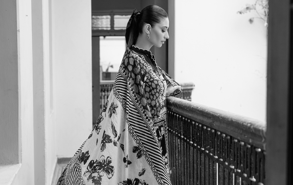 GulAhmed Soft Serenity Printed Lawn Suit