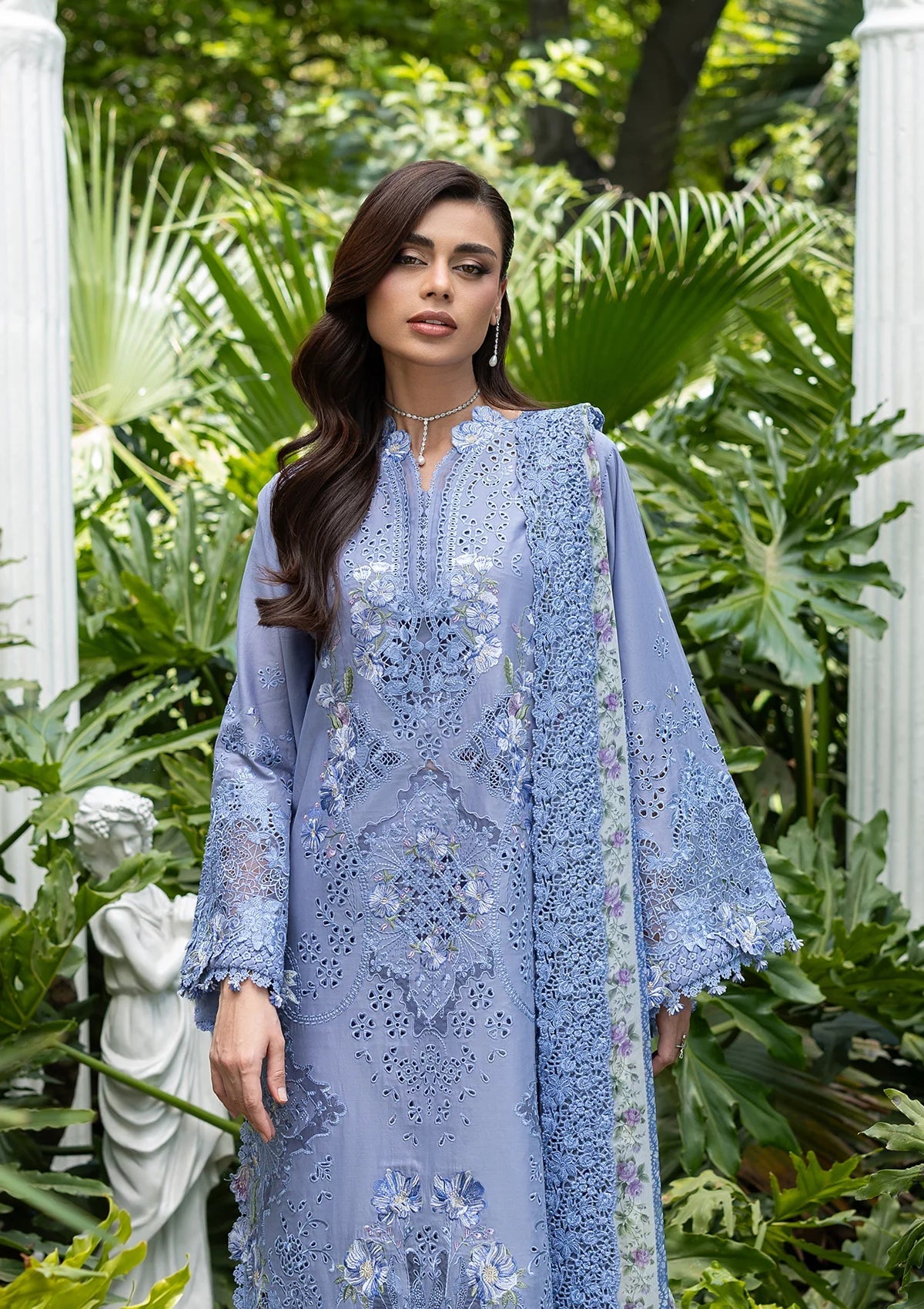 Elaf Luxury Lawn Vol II '26 – Lavender Luxe – Unstitched 3 Piece