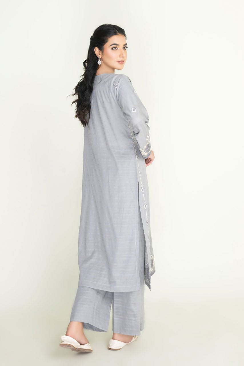 2 Piece Embroidered Lawn Suit│KHAS Amaira