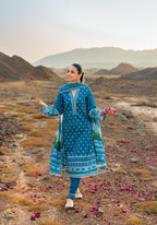 GulAhmed Chunri Printed Lawn 3 Piece Suit