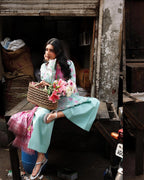 RajBari Nissa Floral Symphony Embroidered Lawn Unstitched 3Pc Suit
