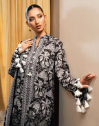 GulAhmed Black Affair Printed Lawn Suit