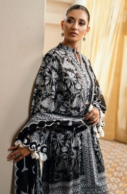GulAhmed Black Affair Printed Lawn Suit