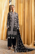 GulAhmed Black Affair Printed Lawn Suit