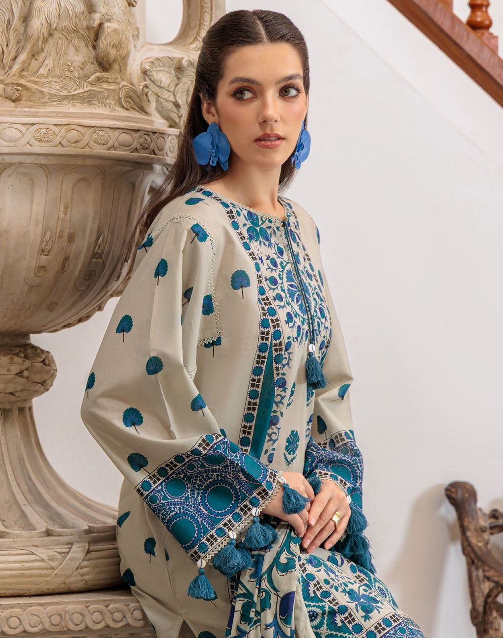 GulAhmed Bloom Whisper Printed Lawn Suit