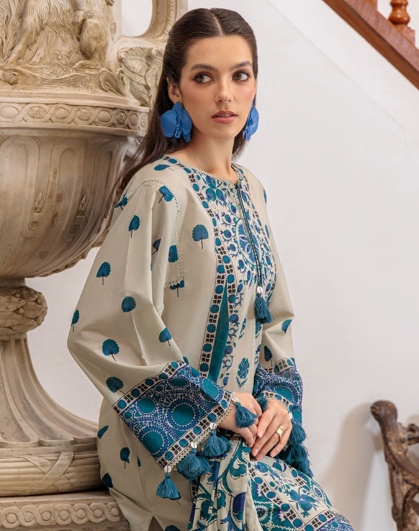 GulAhmed Bloom Whisper Printed Lawn Suit