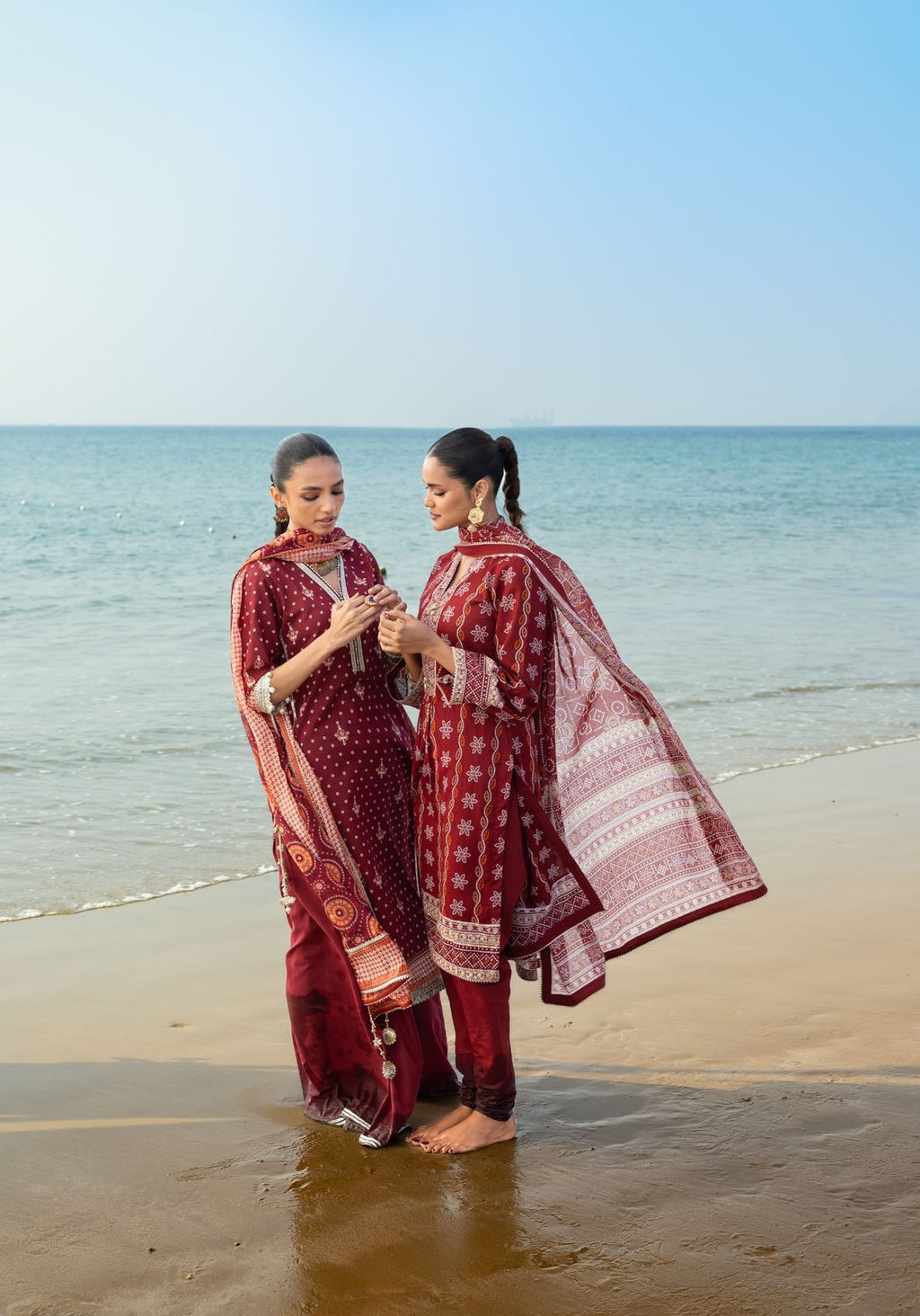 GulAhmed Chunri Printed Lawn 3 Piece Suit