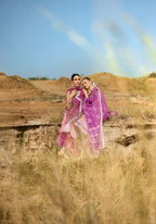 GulAhmed Chunri Printed Lawn 3 Piece Suit