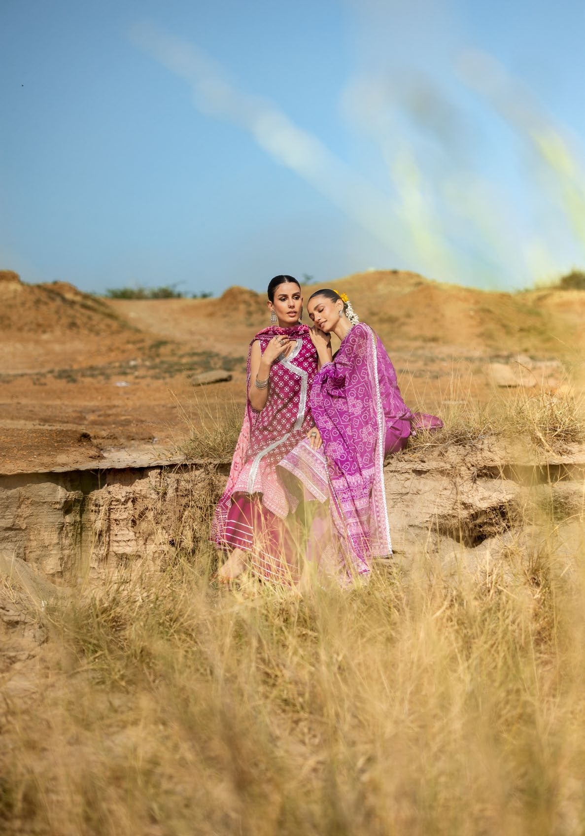 GulAhmed Chunri Printed Lawn 3 Piece Suit