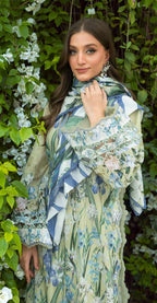 Elaf Bridgerton Garden Affair Printed Lawn 3 Piece Suit