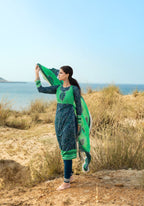 GulAhmed Chunri Printed Lawn 3 Piece Suit