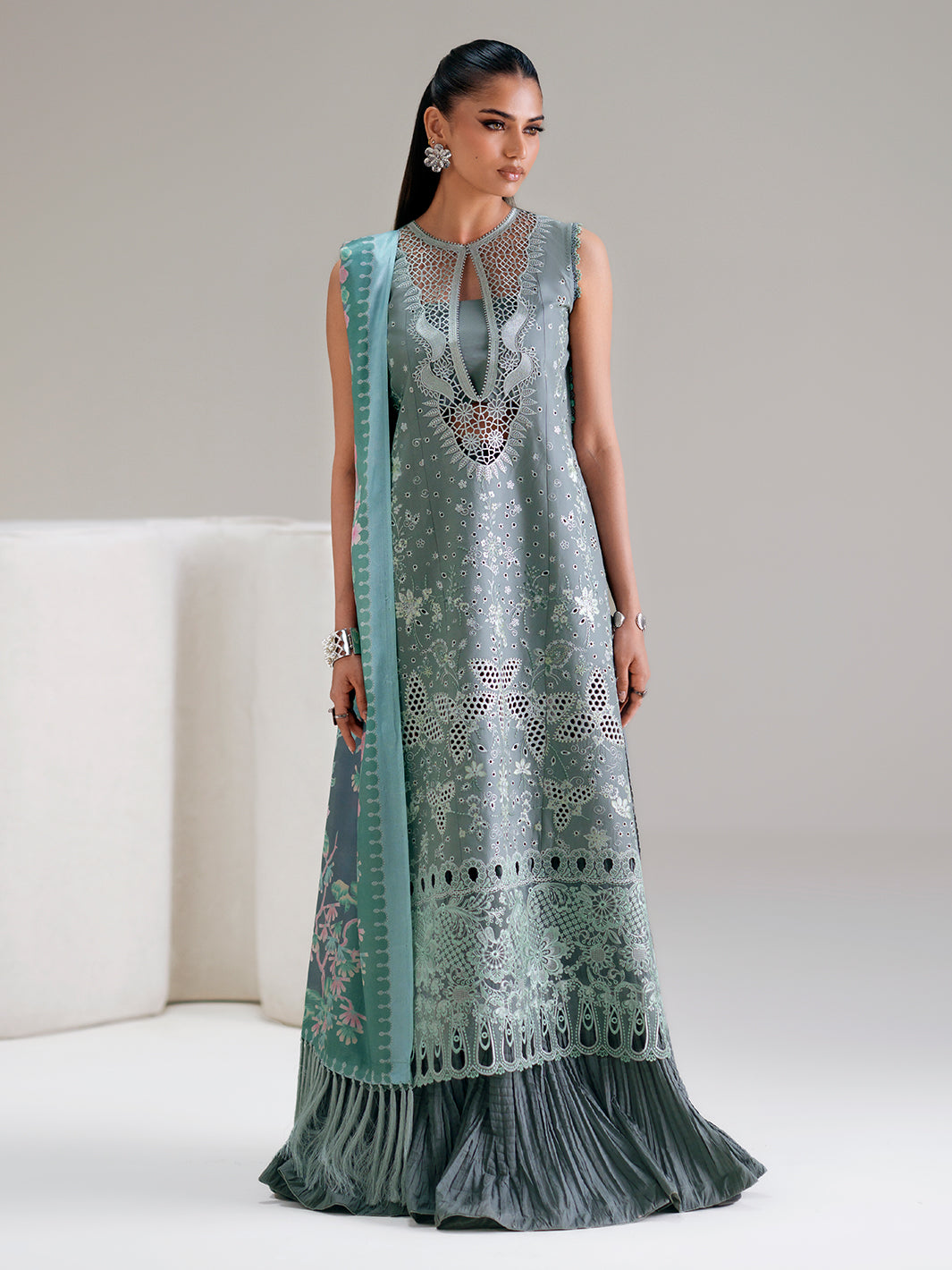 Bin Ilyas Amour Luxury Lawn '26 – 181-A – Unstitched 3 Piece