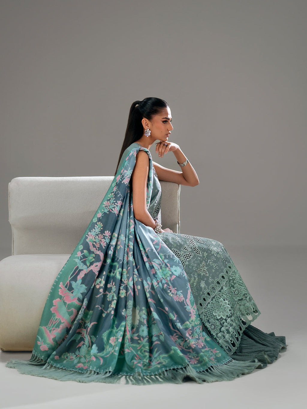 Bin Ilyas Amour Luxury Lawn '26 – 181-A – Unstitched 3 Piece