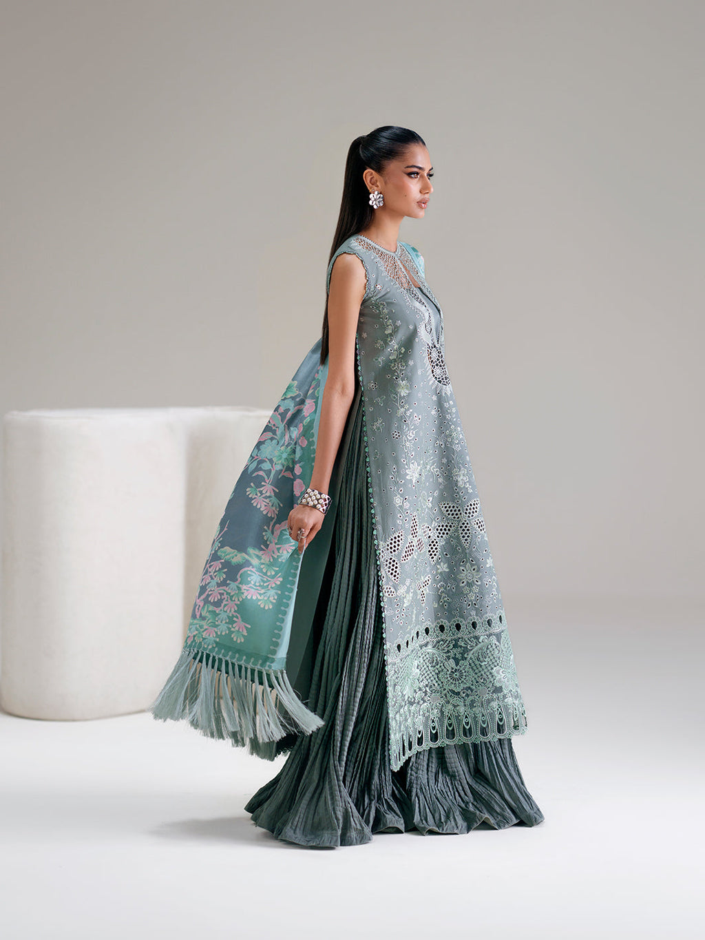 Bin Ilyas Amour Luxury Lawn '26 – 181-A – Unstitched 3 Piece