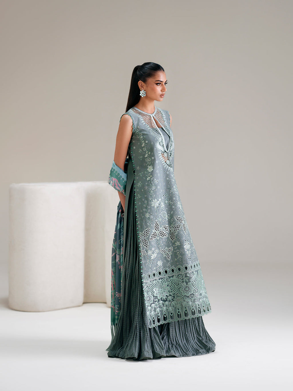 Bin Ilyas Amour Luxury Lawn '26 – 181-A – Unstitched 3 Piece