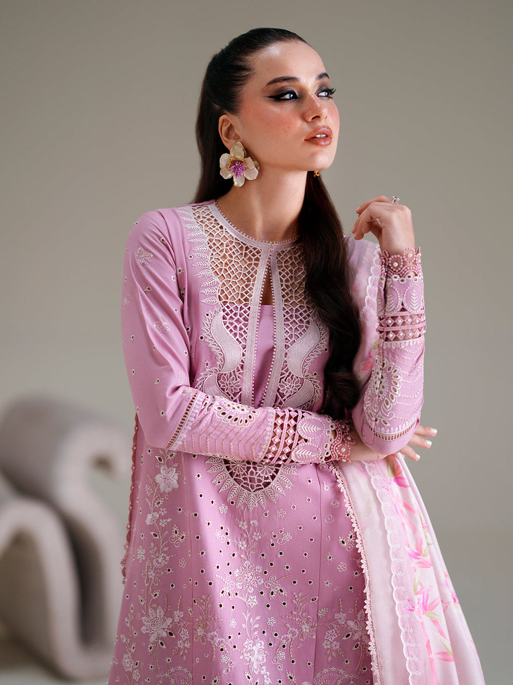 Bin Ilyas Amour Luxury Lawn '26 – 181-B – Unstitched 3 Piece