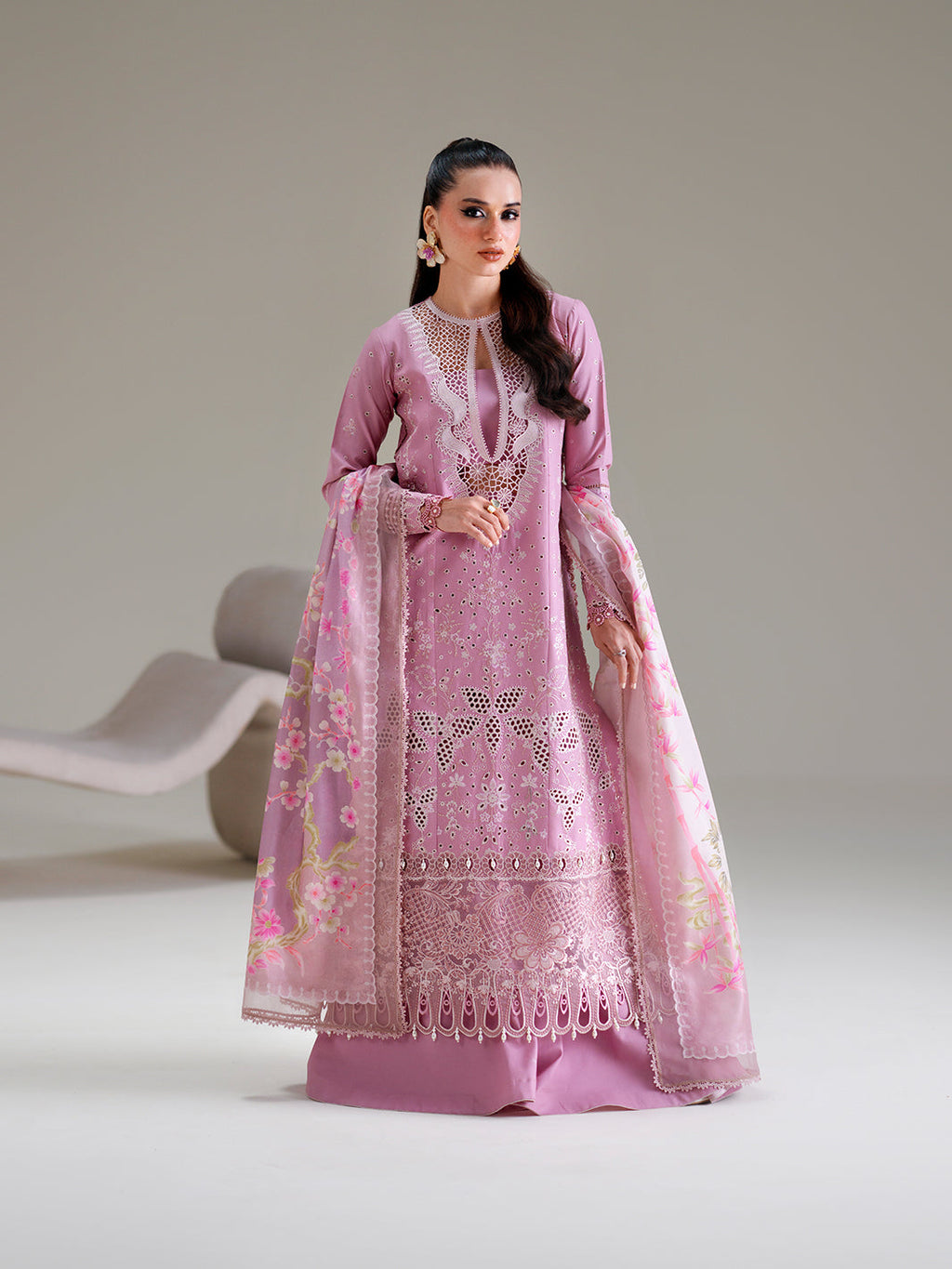 Bin Ilyas Amour Luxury Lawn '26 – 181-B – Unstitched 3 Piece