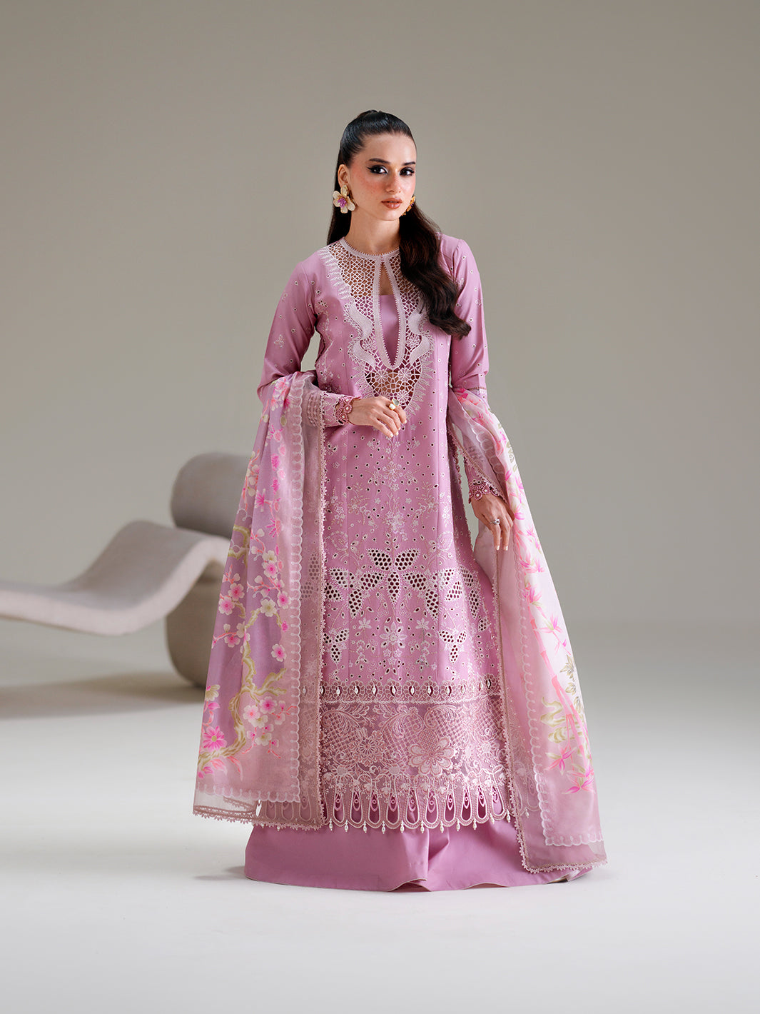 Bin Ilyas Amour Luxury Lawn '26 – 181-B – Unstitched 3 Piece